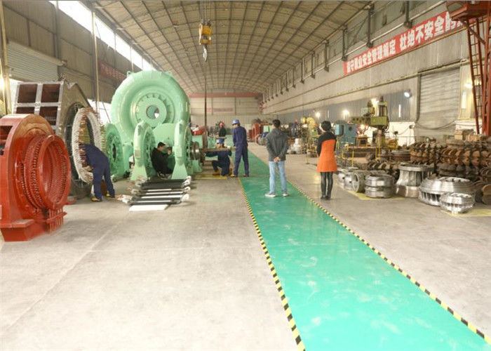 DN2250-3200mm 파이프 직경 프란시스 수력 터빈 발전기, 2000kw 유닛 용량 및 자동 제어 모드