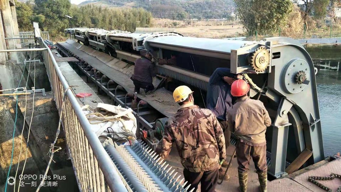 OEM 쓰레기통 청소 기계 4.5 ~ 16mm 두께와 0.39 ~ 15mm 격자 간격