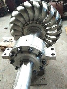 Turgo Turbine Generator with 5 In 1 Integrated Control Panel for 15 To 300 Meters Operating Head and Up To Several MW Power Output