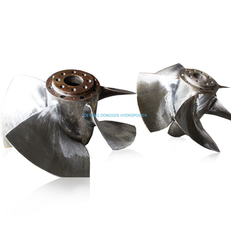 Tubular Hydroelectric Generator 315kW 500rpm Bulb Type Low Head Stainless Steel Runner