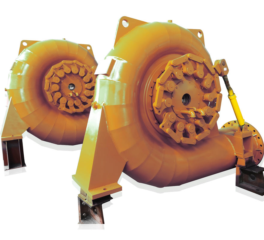 2000kW 용량의 프란시스 터빈 발전기, 자동 제어 시스템, 안정적인 수력 발전을 위한 고강도 강철 및 합금