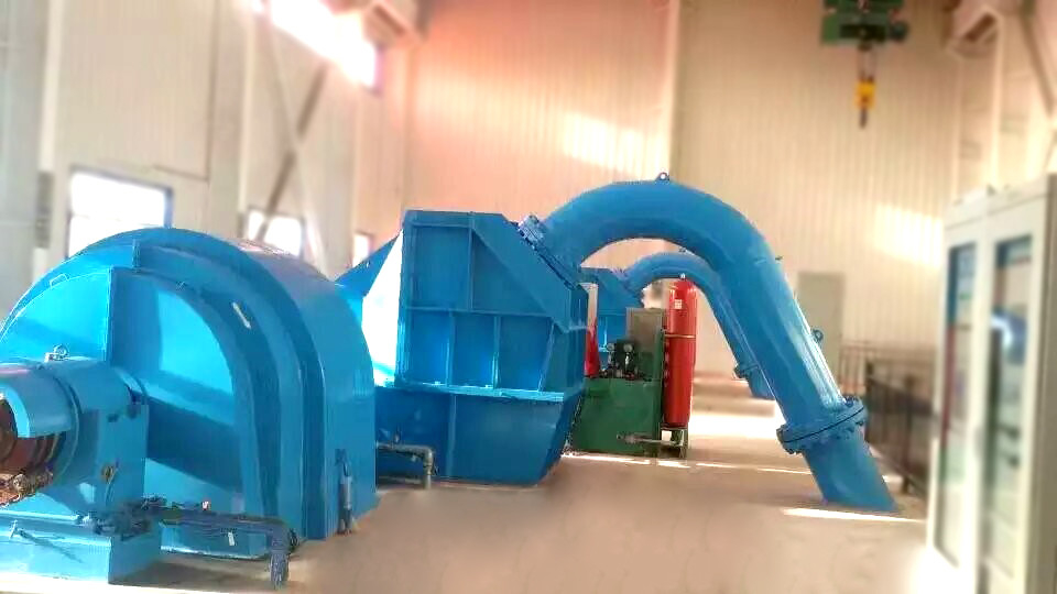에너지 절감 펠튼 터빈 발전기 100kw-50mw 전력 출력 5-50t