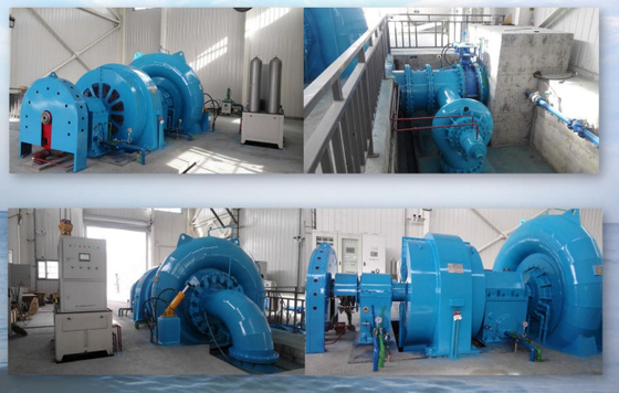 내구성 있는 프랜시스 수력 터빈 200kw-20mw 용량 2024 최고 판매