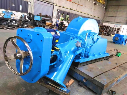 수직/평면 200kW-30MW 터고 터빈 발전기 50-400m 헤드 500-3000rpm 속도