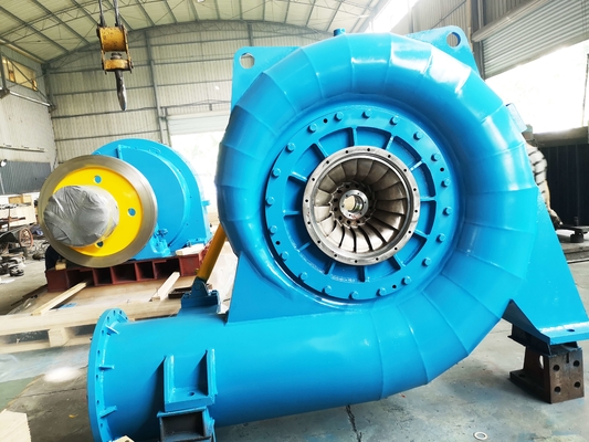 물 머리에 맞춘 수력 터빈 발전기 450-1000rpm 내구성
