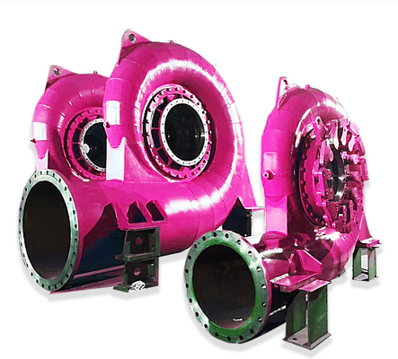 효율성 스테인리스 스틸 프랜시스 워터 터빈 발전기 450-1000RPM 400V-10kV 자동 제어