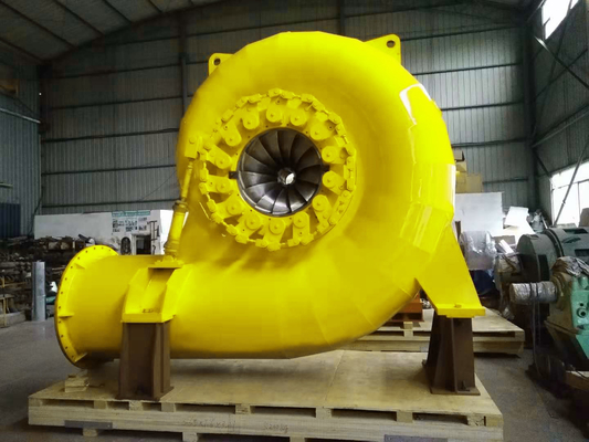 전력 스테인리스 스틸 프랜시스 터빈 발전기 300KW-20MW 수직 또는 수평 설치