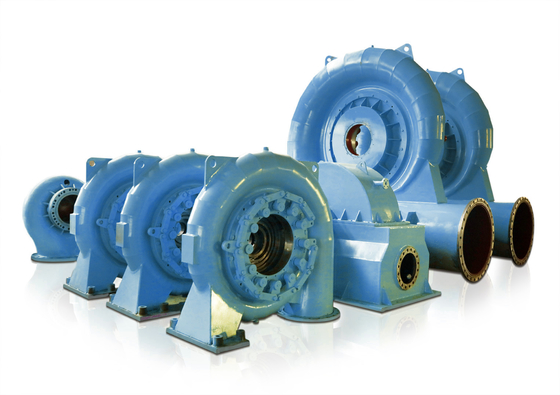 맞춤형 수력 터빈 발전기 200kw-20mw 450-1000rpm 5m-500m 물 머리 모델