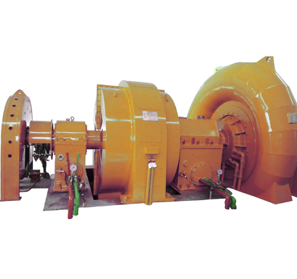 수직 또는 수평 프랜시스 터빈 발전기 400V 800V 6.3kV 10kV