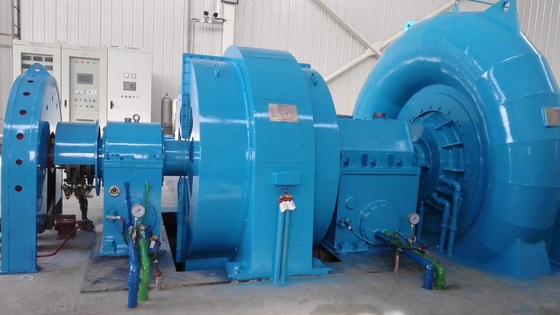 자동 스테인리스 스틸 프랜시스 터빈 발전기 400V 800V 6.3kV 10kV 수직 또는 수평