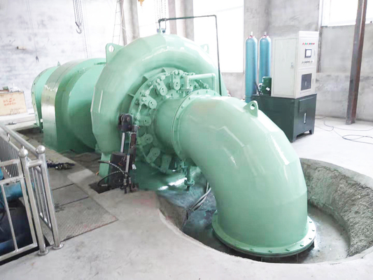 수직 또는 수평 프랜시스 터빈 발전기 400V 800V 6.3kV 10kV 50Hz/ 60HZ 20m-300M 등급 물 머리