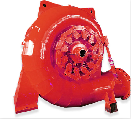 자동 프랜시스 터빈 발전기 450-1000RPM 속도 20-300M 물 머리 400V-10kV 전압