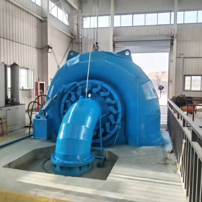 실내외용 물 터빈 발전기 450-1000 RPM 220V-690V 50Hz/60Hz 자동/수동 제어