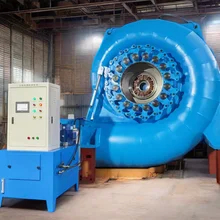 50 년 수명 200kw-20mw 자동 브러시리스 흥분과 함께 물 터빈 발전기