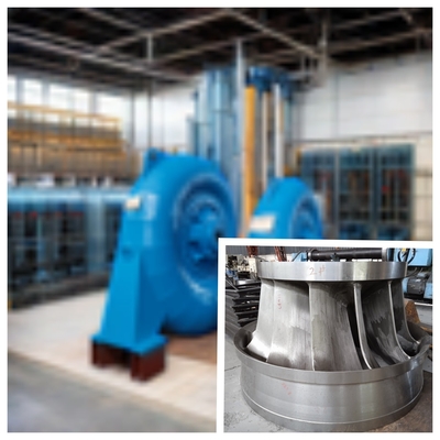 스테인리스 스틸 프랜시스 터빈 발전기 90%~96% 효율과 300KW~20MW 전력
