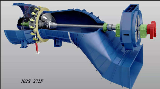 300 kw 튜뷸러 수차 발전기 자유 에너지 자석 발전기 수력 바퀴