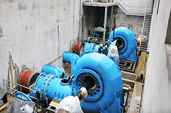 수력 발전 공장을 위한 고효율 공장 300KW 내지 20MW 수력 발전 터빈 발전기 / 물 터어빈 발전기