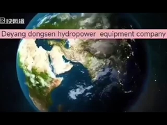 프랜시스 타입 500kw 수력 발전소 물 터빈 발전기 노란색