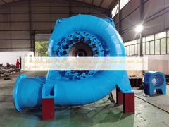 50 Hz/60Hz Rated Frequency Francis Turbine Generator with Static Excitation System 500KW-15 MW Power Output