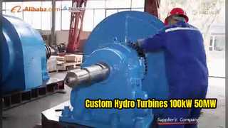 맞춤형 수력 발전 터빈 솔루션 100kW~50MW