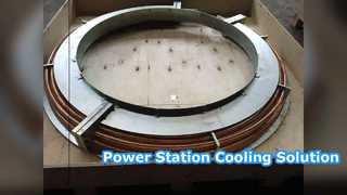 공기 오일 냉각기 0-80C 발전소 냉각 솔루션