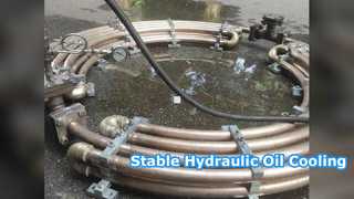 유압 오일 쿨러 10-500 CSt OEM 오른쪽